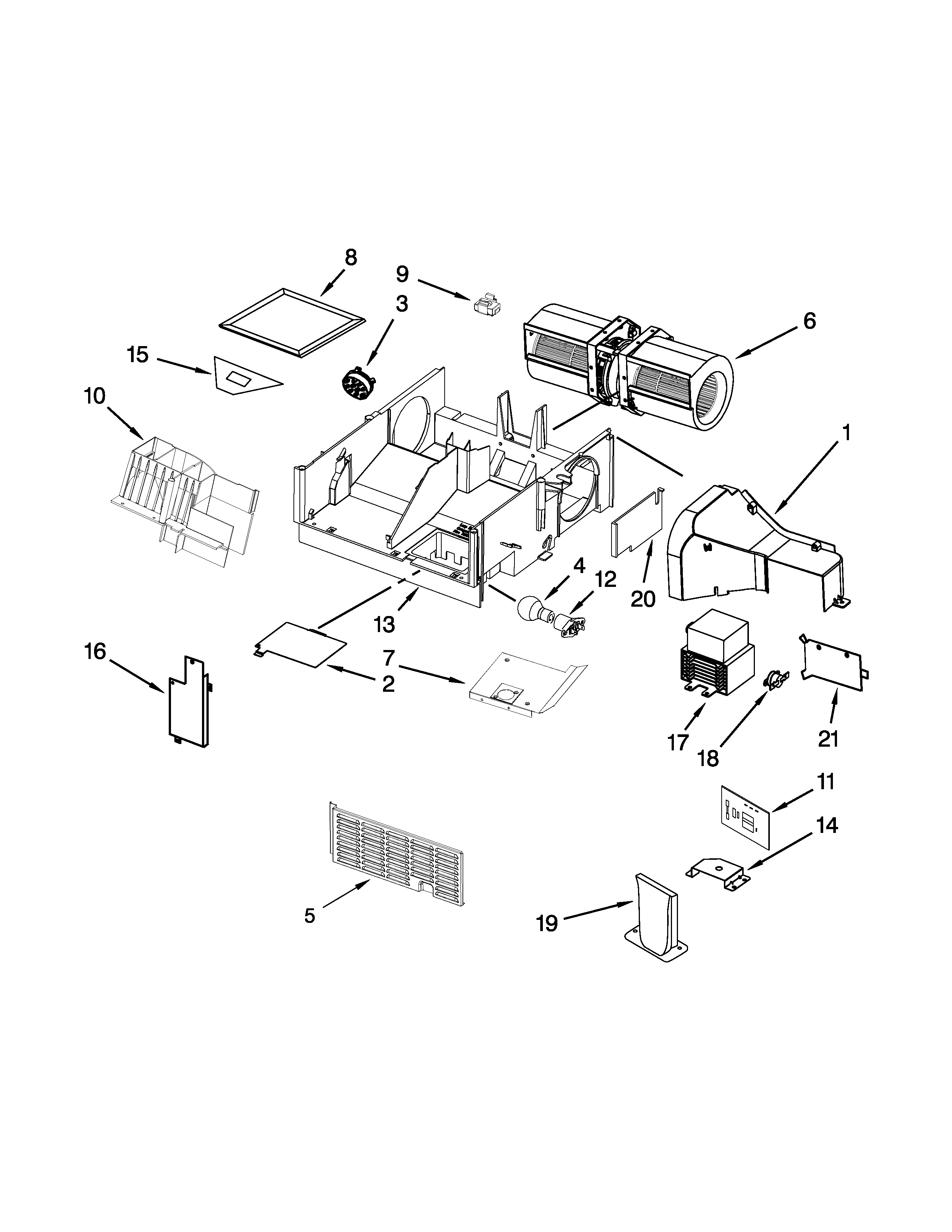Air flow parts