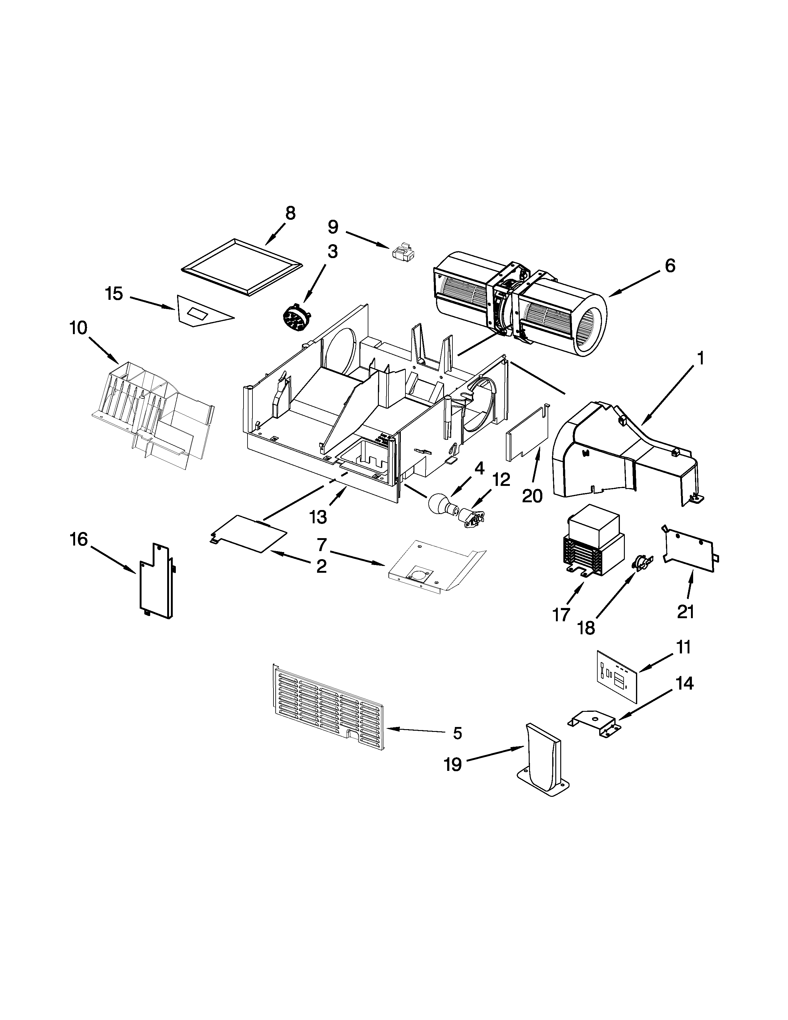 Air flow parts