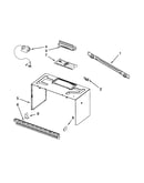 Cabinet and installation parts