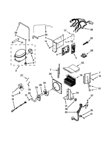 Upper unit parts