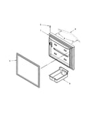 Freezer door parts