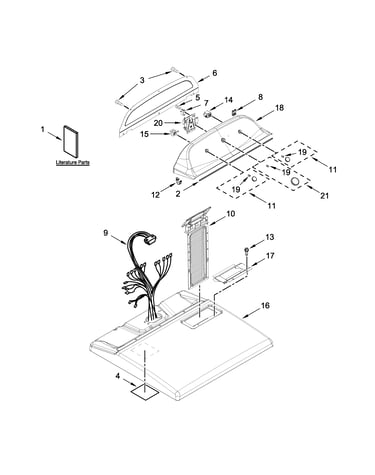 Top and console parts