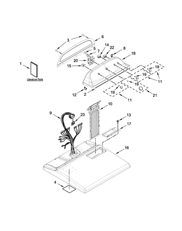 Top and console parts