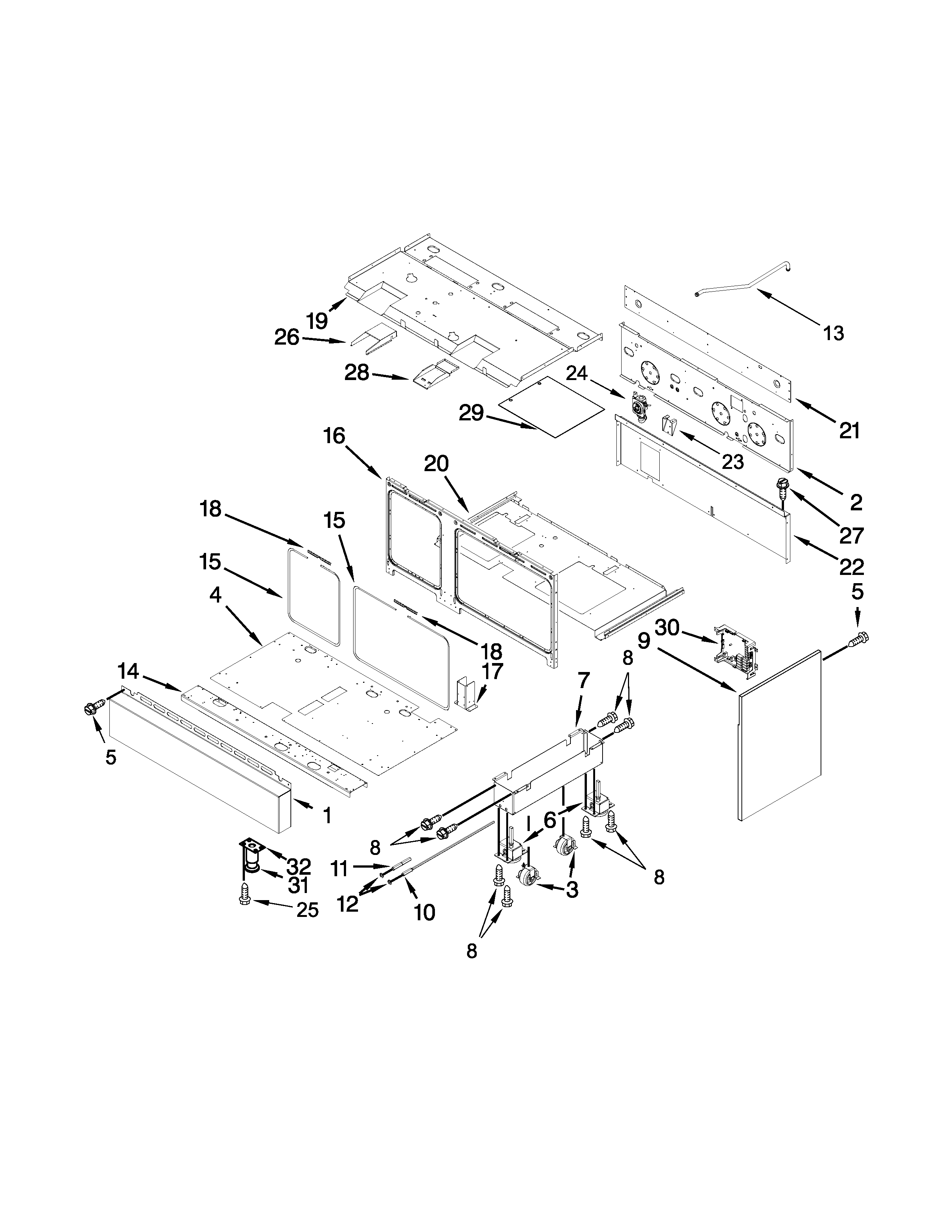 48" CHASSIS PARTS