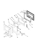 30" oven door parts
