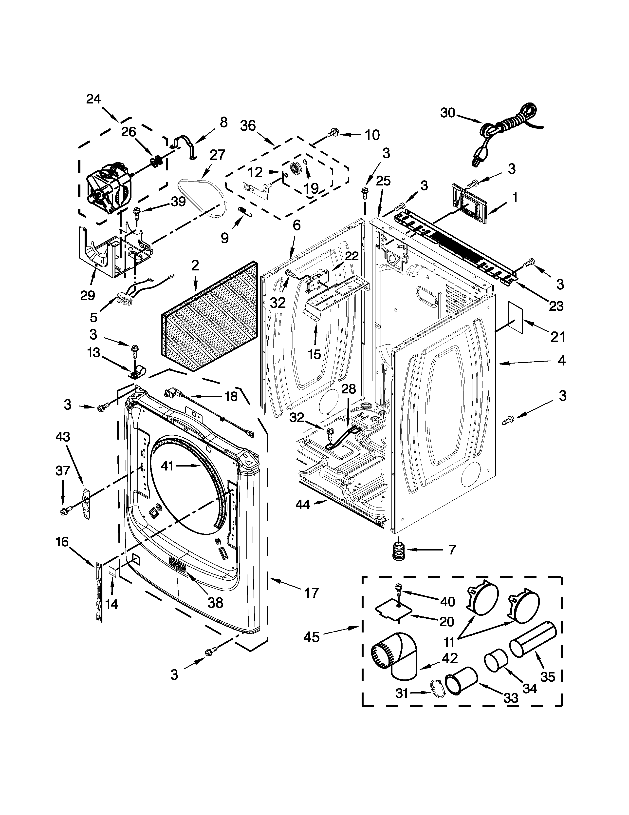 Cabinet parts