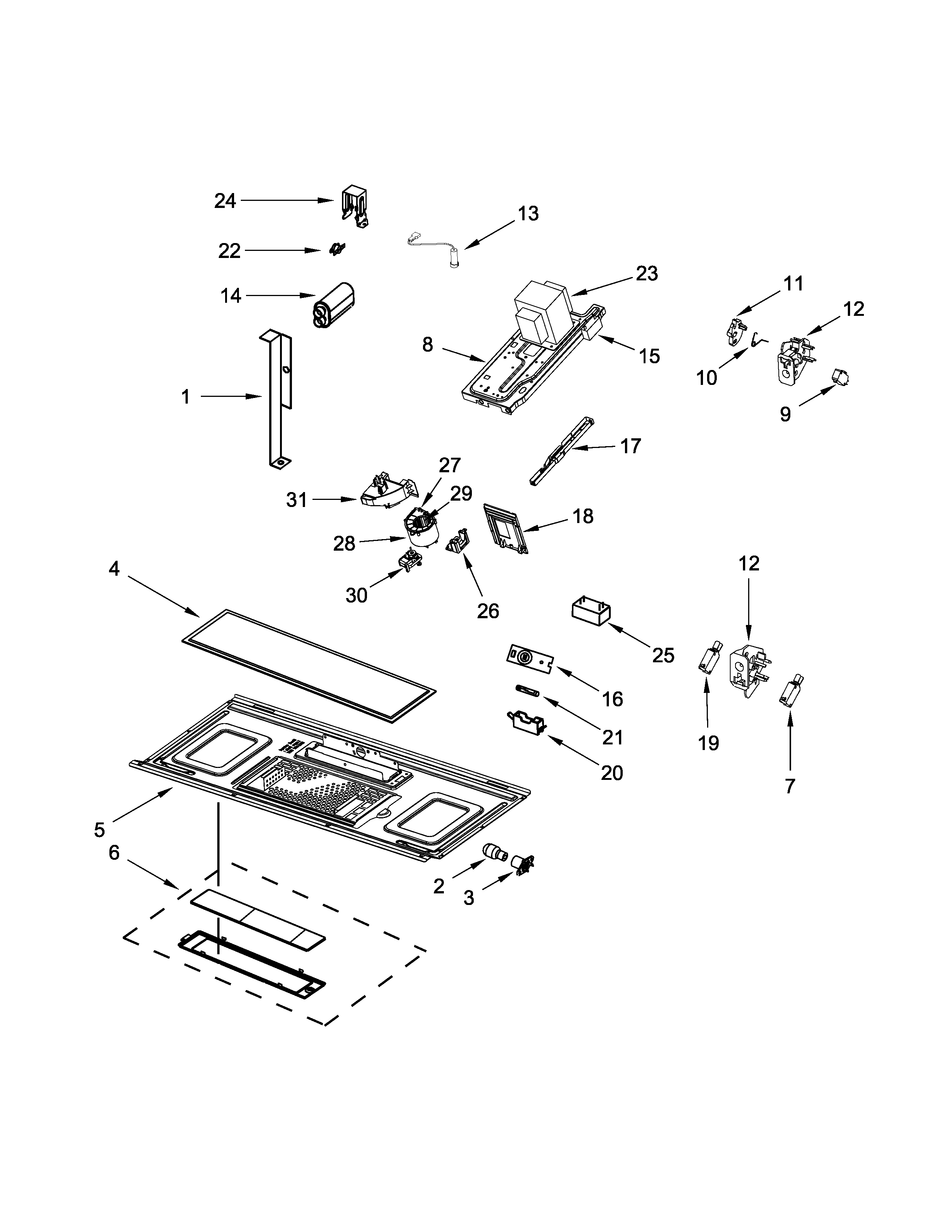 Interior and ventilation parts