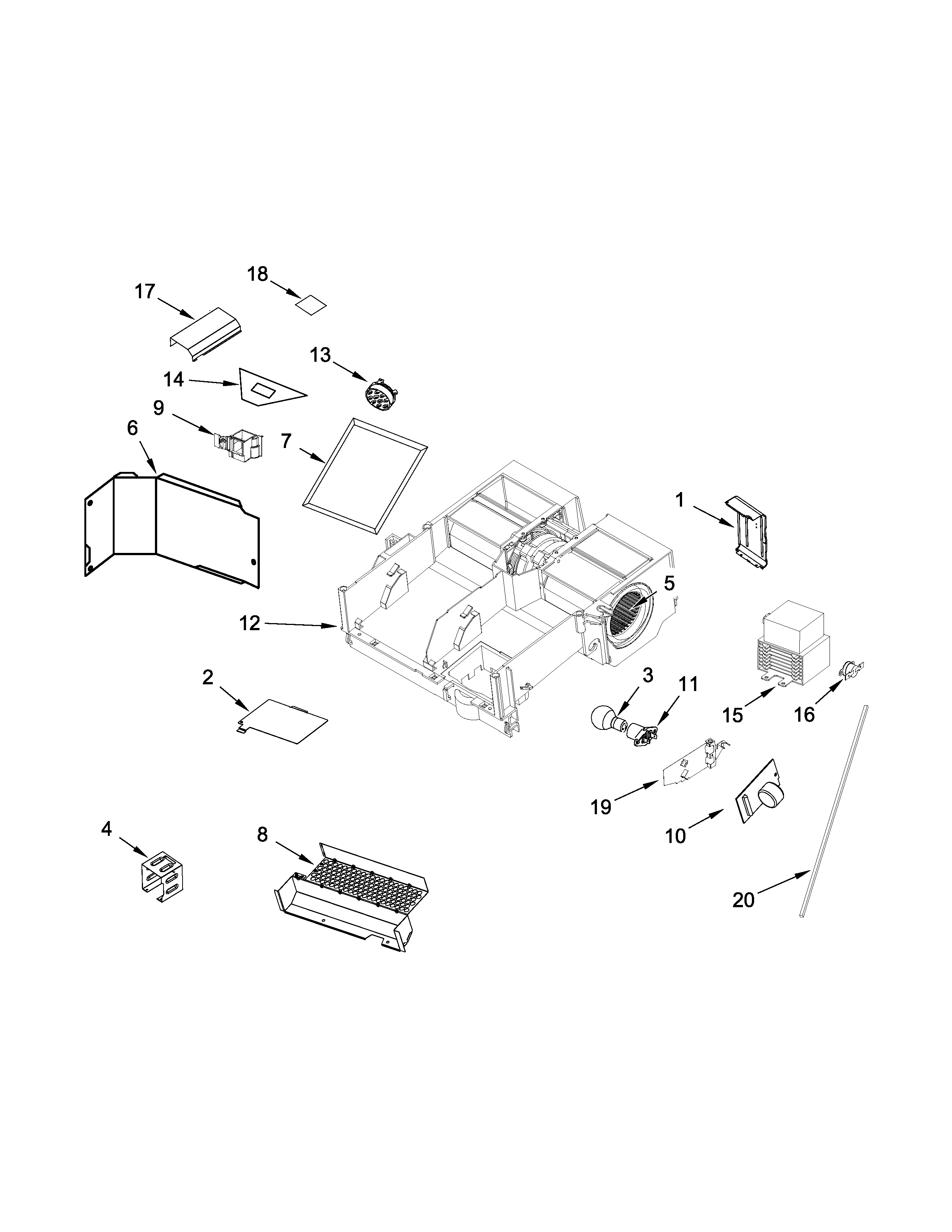 Air flow parts