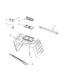 Cabinet and installation parts