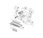 Whirlpool WMH1163XVD0 interior and ventilation parts diagram