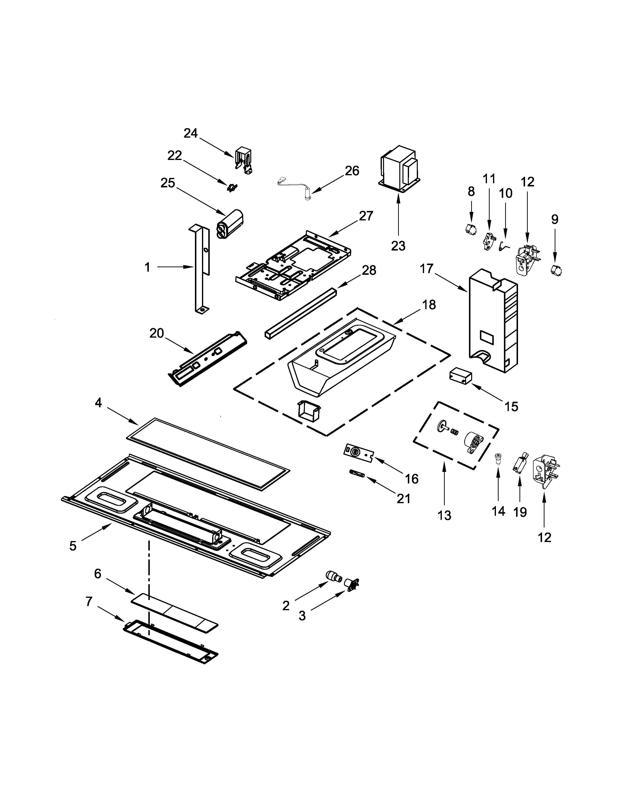 Interior and ventilation parts