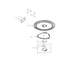 Whirlpool WMH1163XVD0 turntable parts diagram