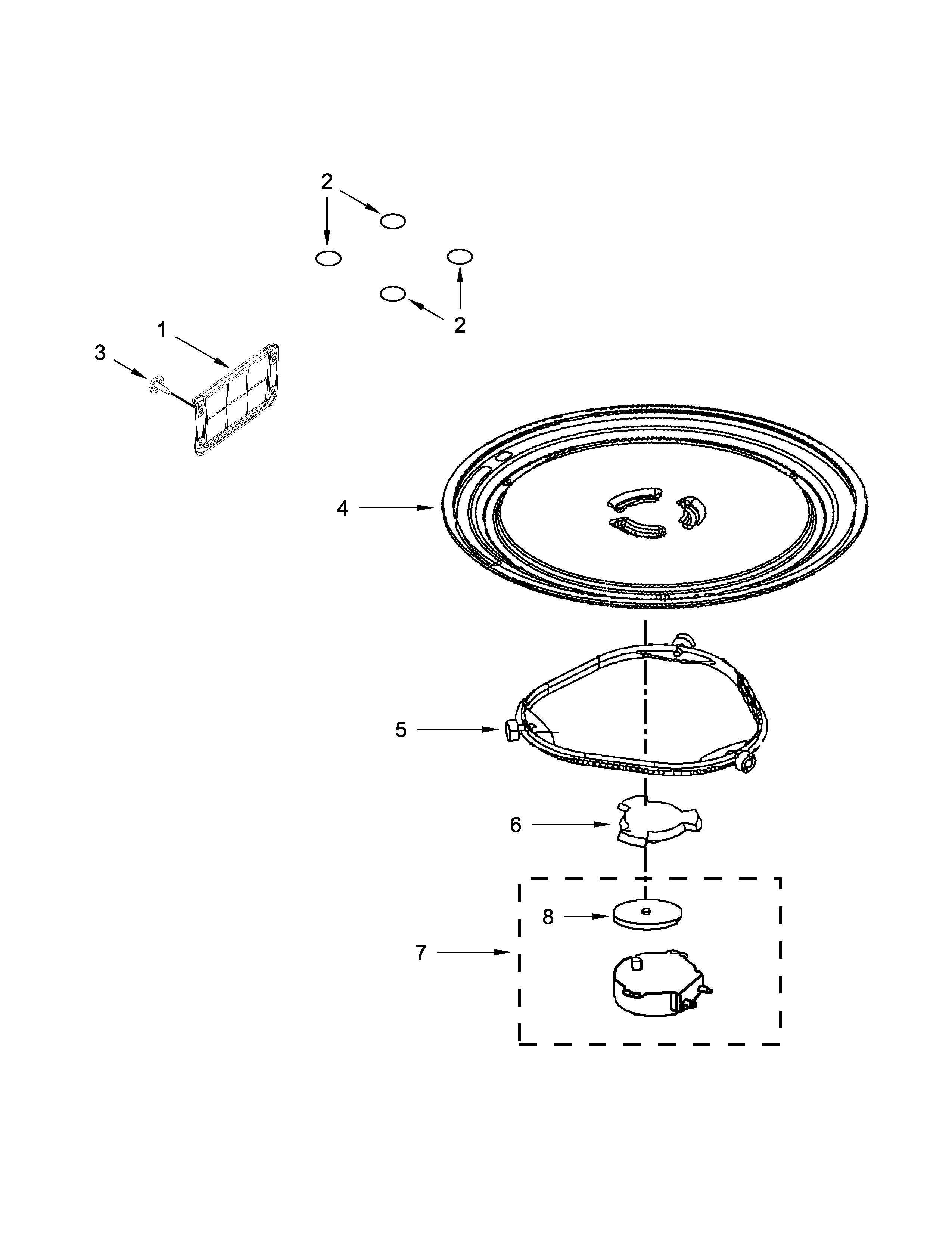 Turntable parts