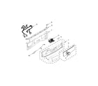 Whirlpool WFW7590FW0 control panel parts diagram
