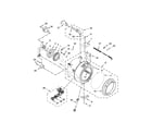 Whirlpool WFW7590FW0 tub and basket parts diagram