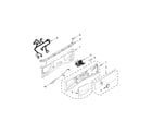 Whirlpool WFW90HEFW0 control panel parts diagram