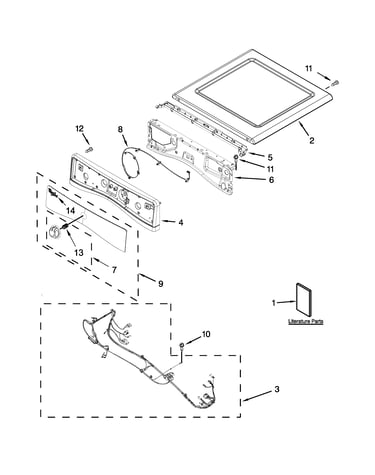 Top and console parts