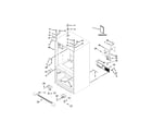 Amana AFI2539ERB00 cabinet parts diagram