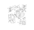 Maytag YMED5500FC0 cabinet parts diagram