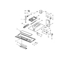 Whirlpool WMH1163XVD1 interior and ventilation parts diagram