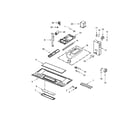 Whirlpool WMH1163XVD2 interior and ventilation parts diagram