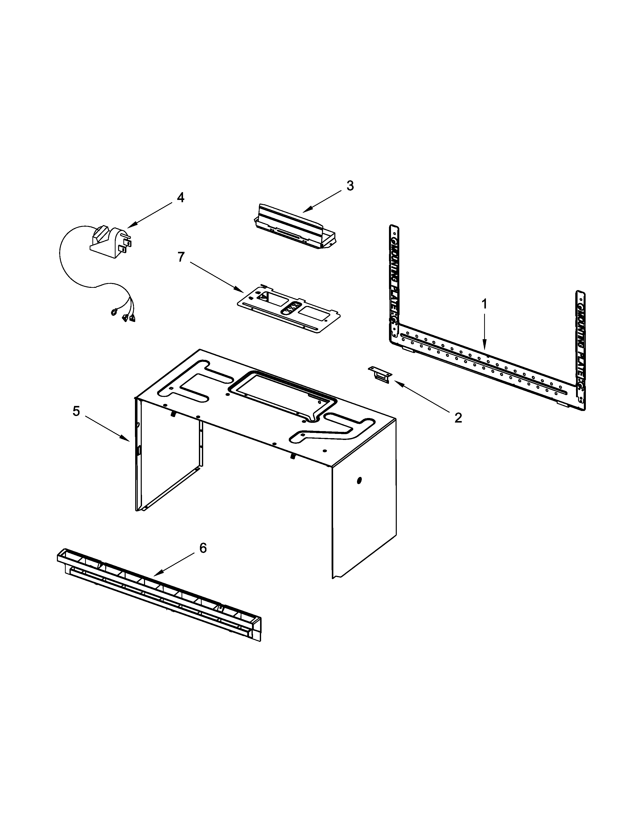 CABINET AND INSTALLATION PARTS