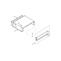 KitchenAid KBSD612ESS00 top grille and unit cover parts diagram