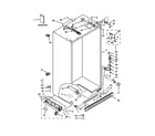 KitchenAid KBSD618ESS00 cabinet parts diagram