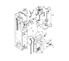 KitchenAid KBSD618ESS00 freezer liner and air flow parts diagram