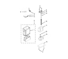 KitchenAid KBSD618ESS00 motor and ice container parts diagram