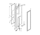 KitchenAid KBSD618ESS00 freezer door parts diagram