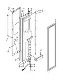 Freezer door parts