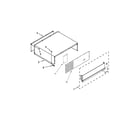 KitchenAid KBSD618ESS00 top grille and unit cover parts diagram