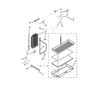 KitchenAid KBSD618ESS00 lower unit and tube parts diagram