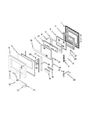 Oven door parts
