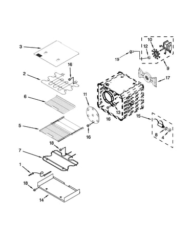 Internal oven parts