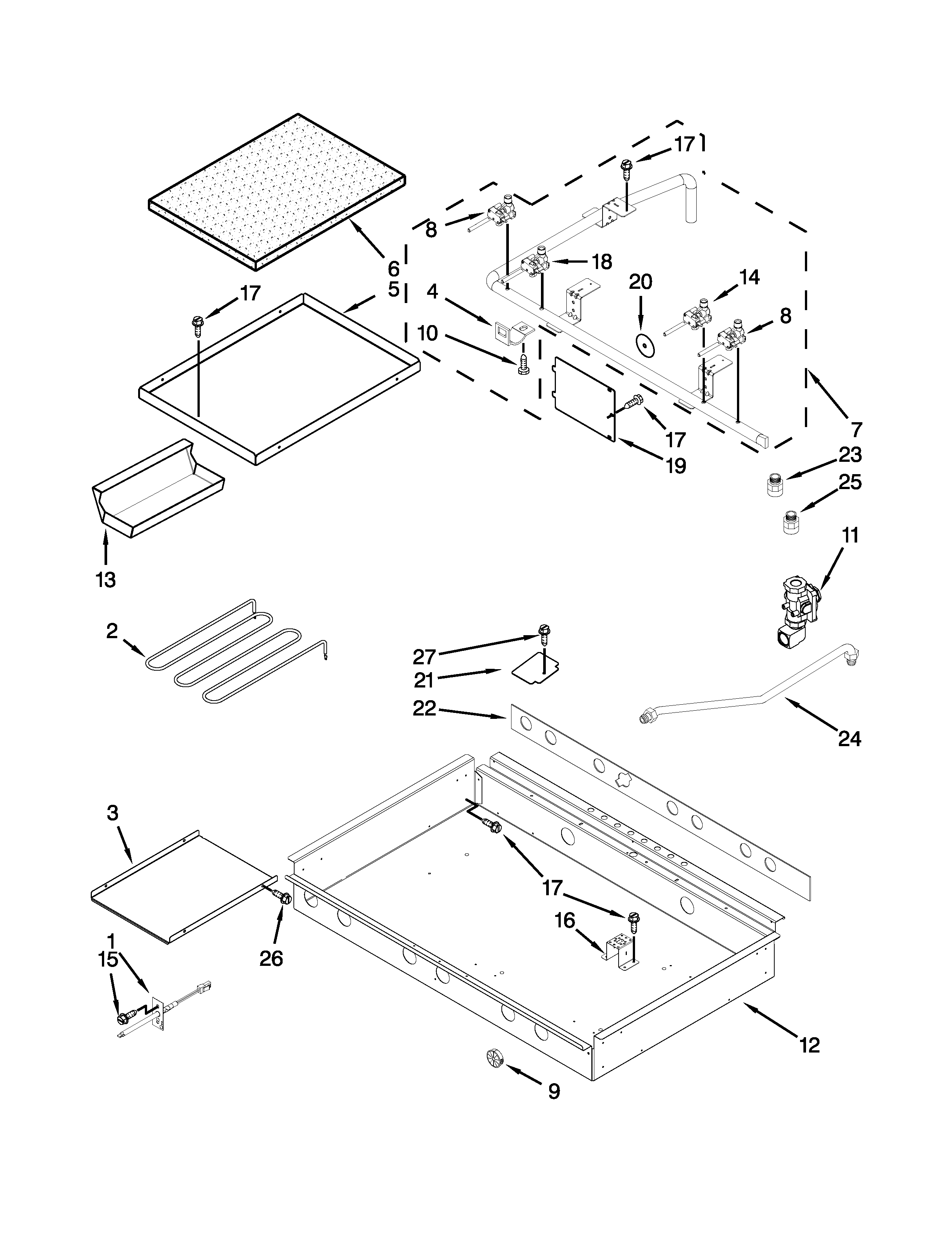 BURNER BOX PARTS