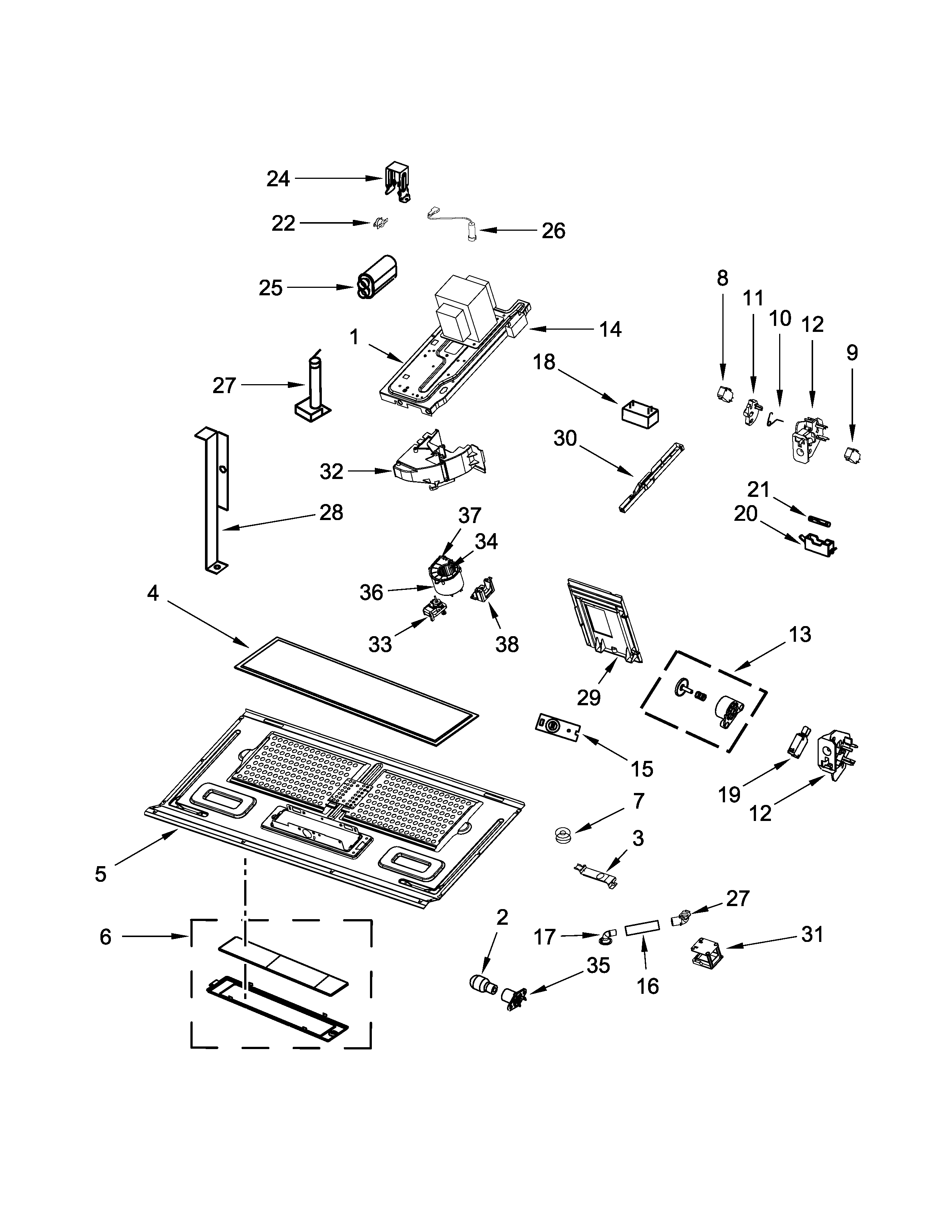 INTERIOR AND VENTILATION PARTS