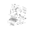 Whirlpool WMH73521CW2 interior and ventilation parts diagram
