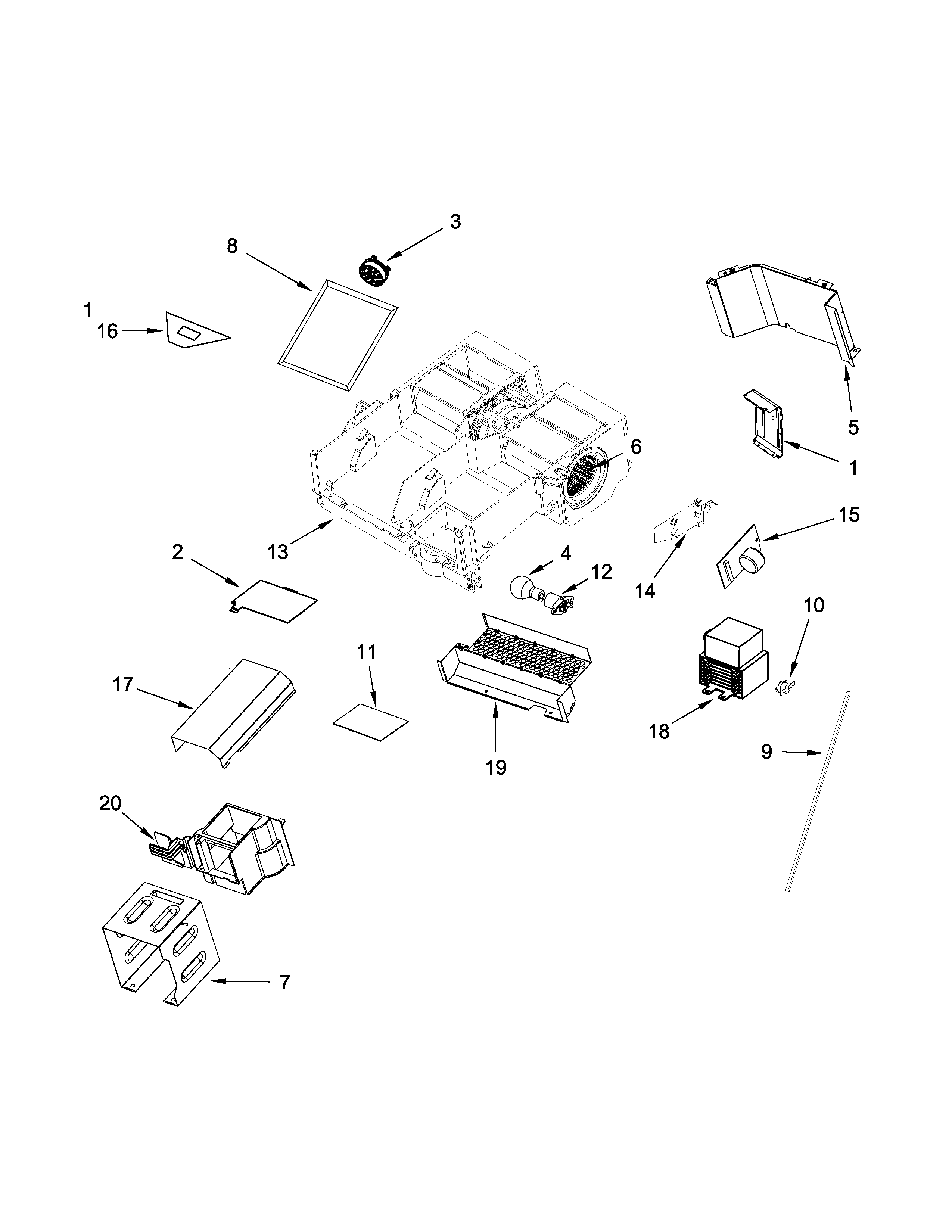 Air flow parts
