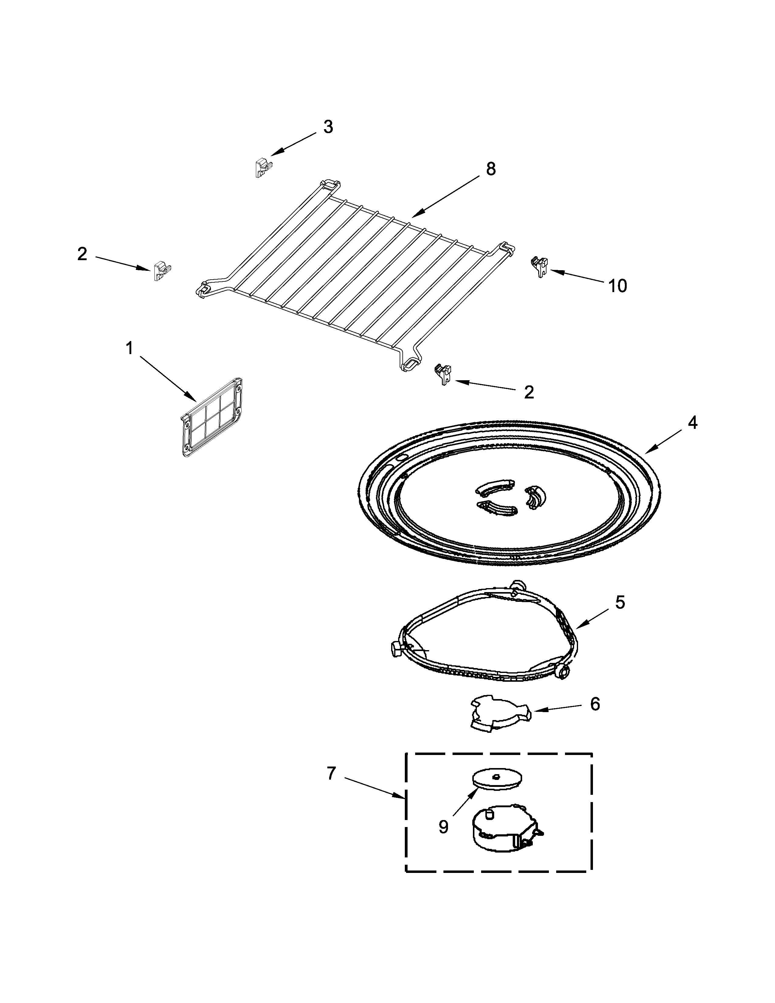 Turntable parts