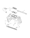 Cabinet and installation parts