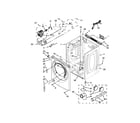 Whirlpool WGD92HEFW0 cabinet parts diagram
