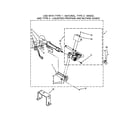 Whirlpool WGD92HEFW0 burner assembly parts diagram