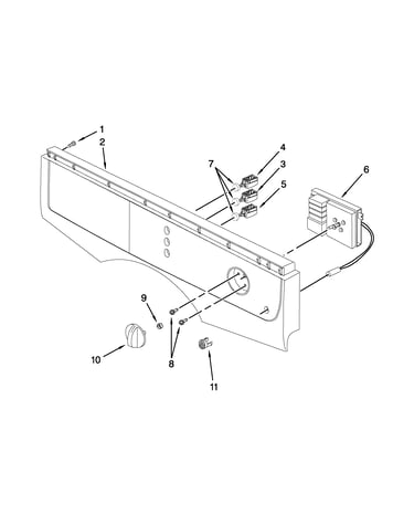 Control panel parts