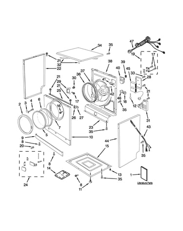 Cabinet and door parts