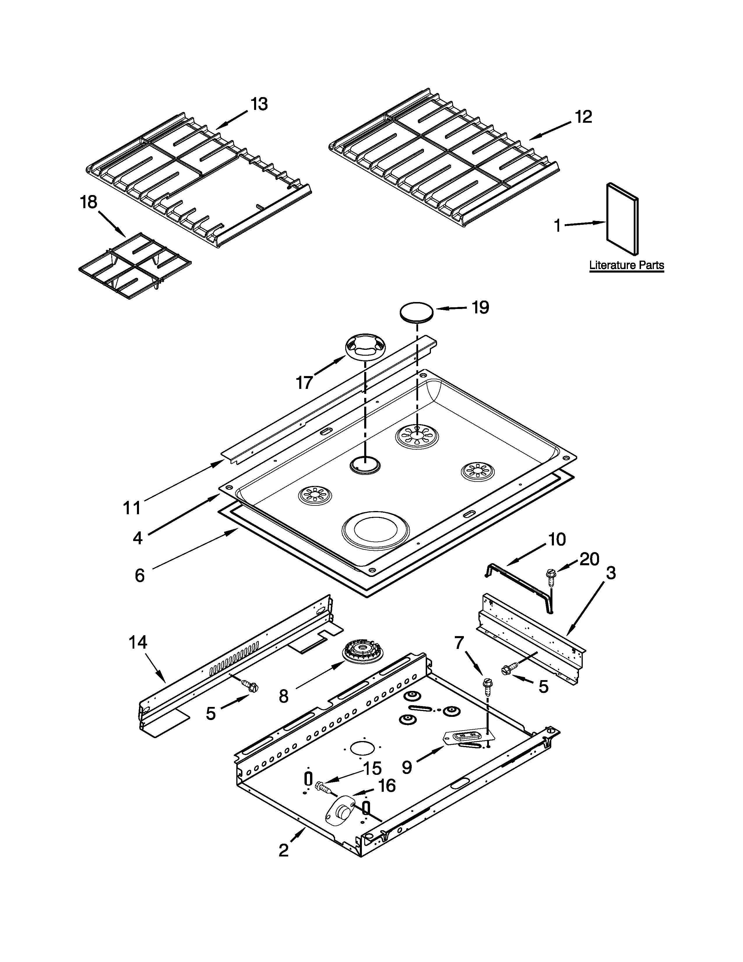 COOKTOP PARTS