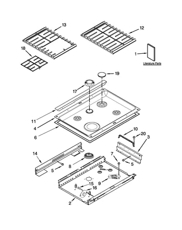 Cooktop parts