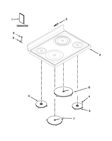 Cooktop parts