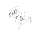 KitchenAid YKFID500ESS0 control panel parts diagram